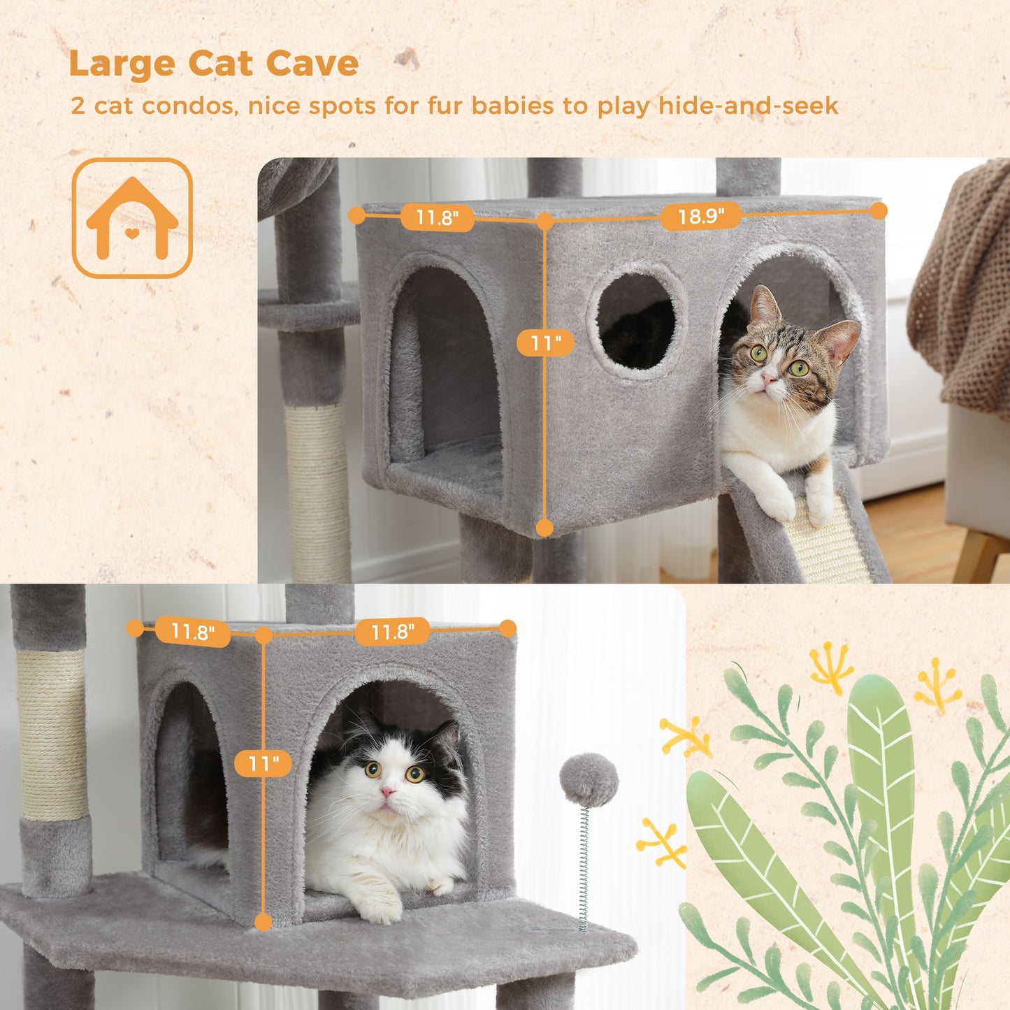 Cat Tree Tower House Condo