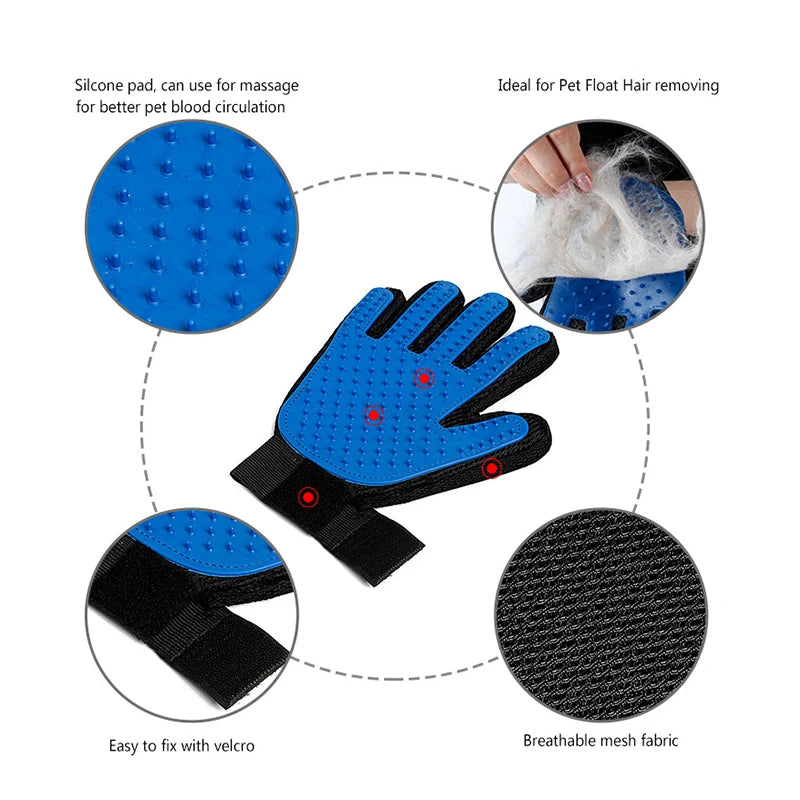 Grooming Glove Deshedding Hair Remove