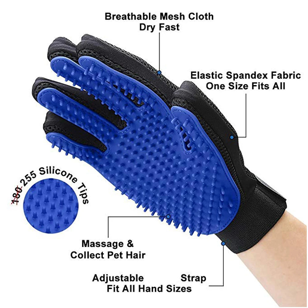 Grooming Glove Deshedding Hair Remove