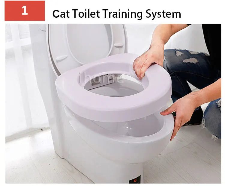 Cat Toilet Training Kit - Easy-to-Learn, High-Quality Litter Box for Cats