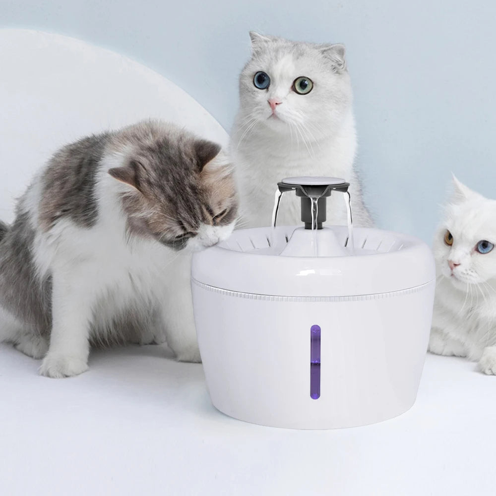 2.5L Automatic Cat Fountain Water Drinking Feeder Bowl Pet