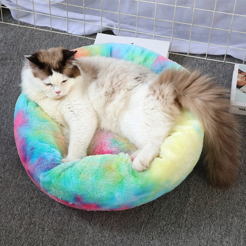 Round Cat Bed House