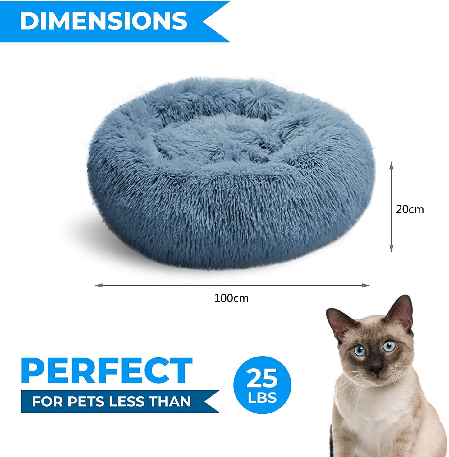 Round Cat Bed House