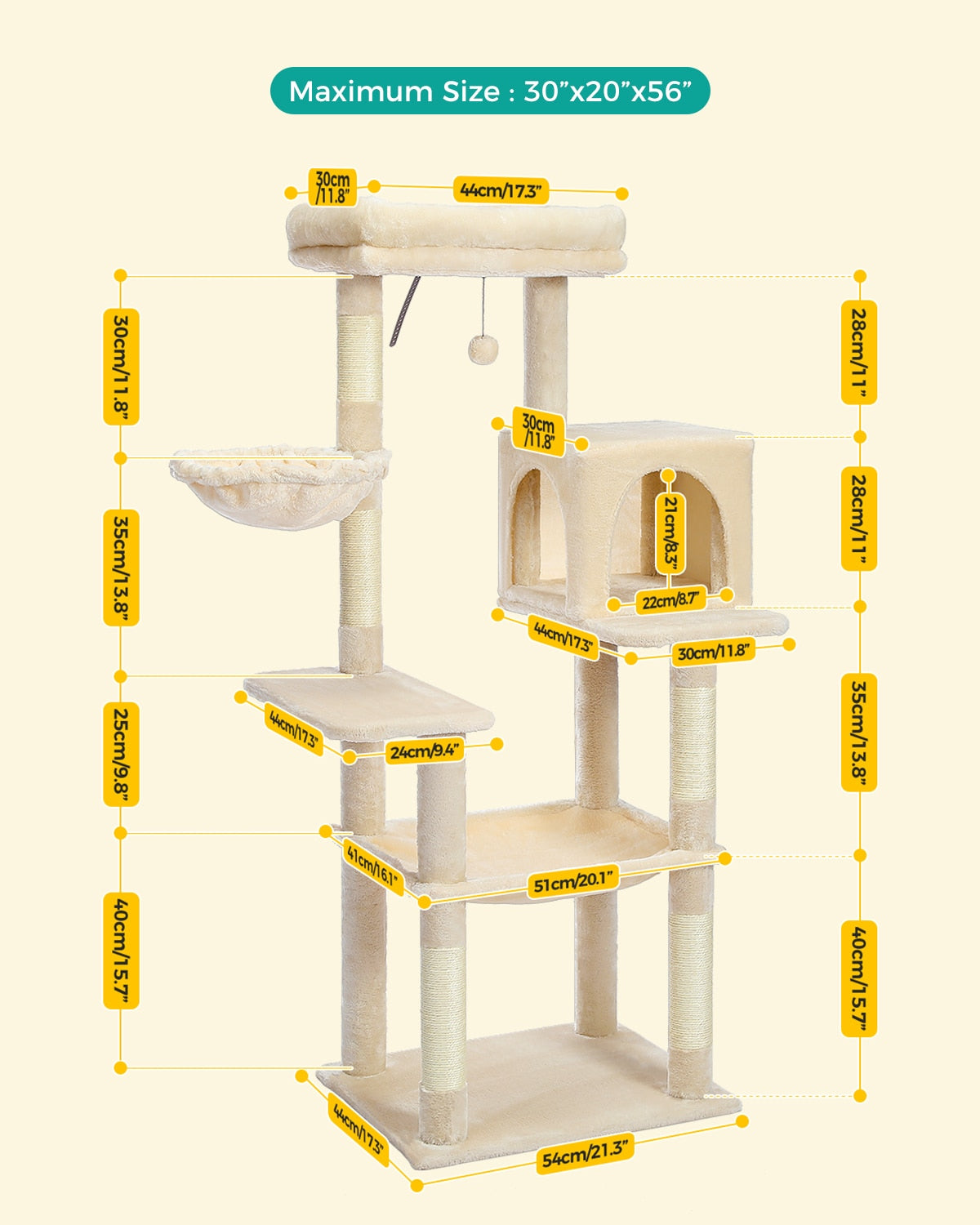 Cat Tree Tower House Condo