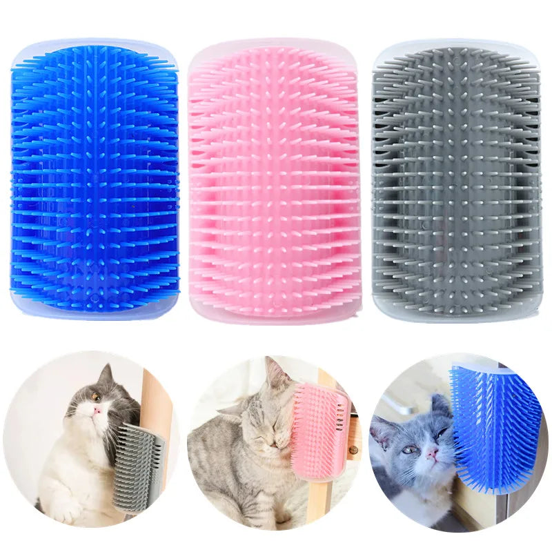 Self Grooming Comb Brush With Catnip Corner