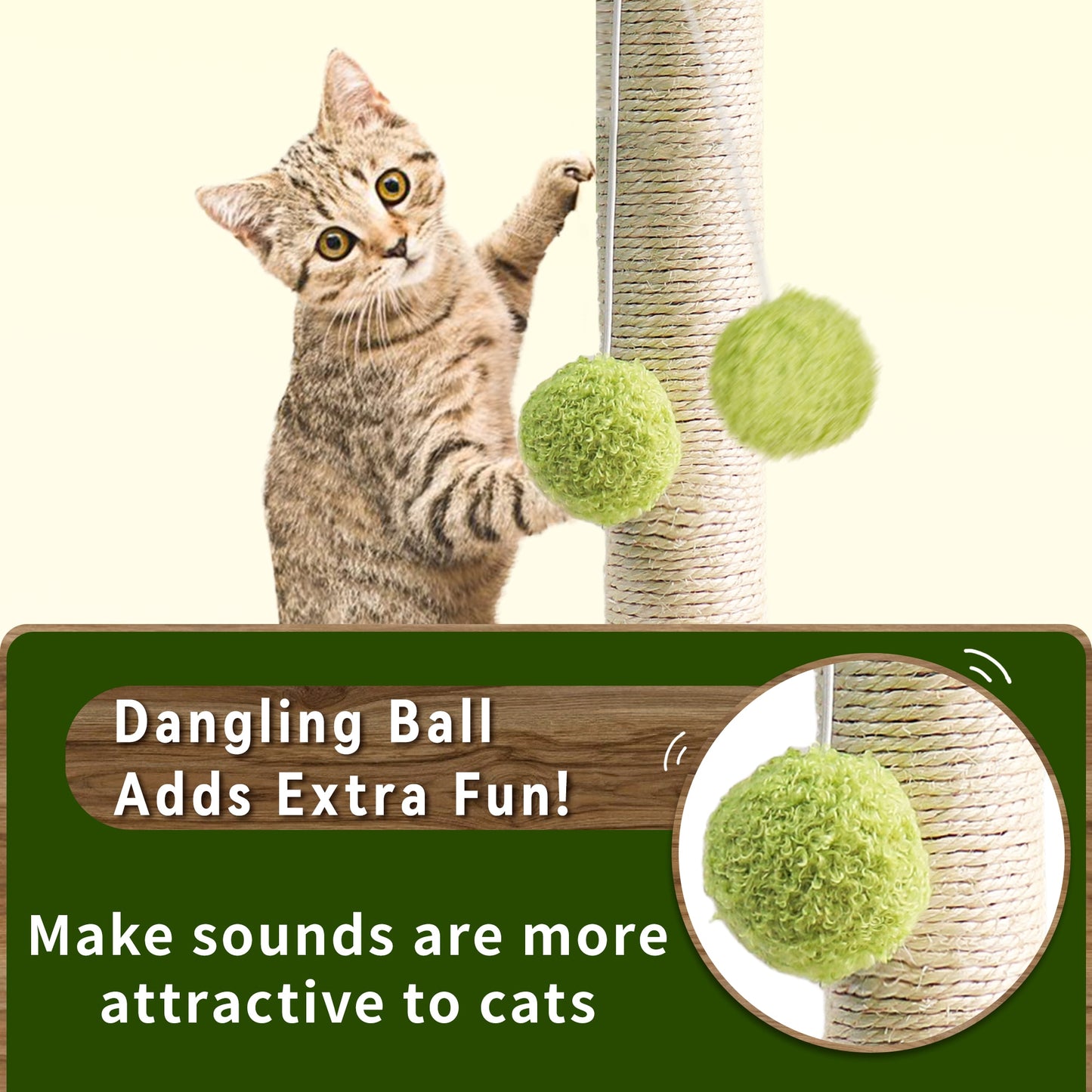 Cat Scratching Posts with Sisal Rope