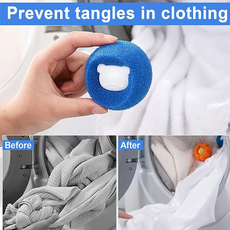 Pet Hair Remover Reusable Ball - Laundry Washing Machine Filter